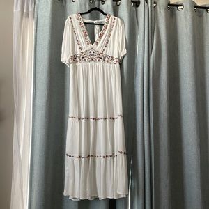 NWT Baltic Born Santa Fe Embroidered Maxi Dress